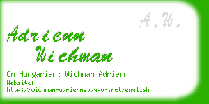 adrienn wichman business card